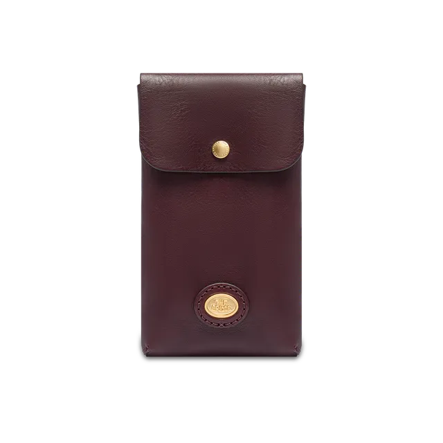 the-bridge-custodia-telefono-in-pelle-grana-mosto-unisex image 1