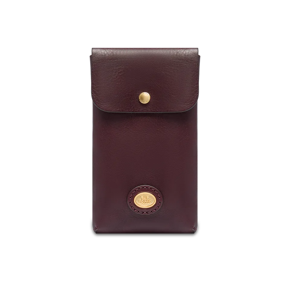 the-bridge-custodia-telefono-in-pelle-grana-mosto-unisex image 1