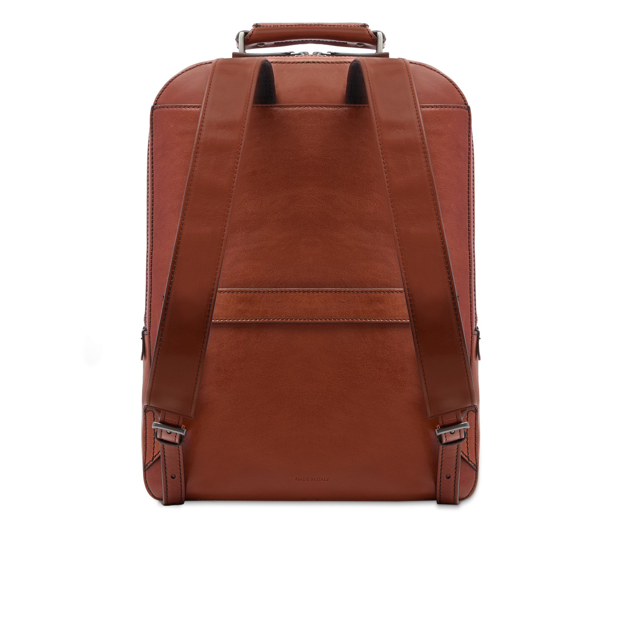 the-bridge-zaino-in-pelle-uomo-porta-pc-due-zip-marrone-rutenio-scuro image 3
