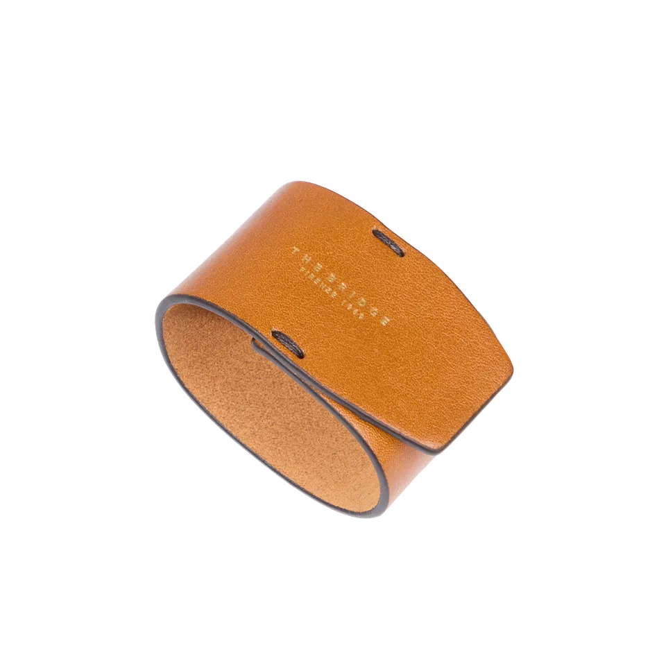the-bridge-portatovaglioli-in-pelle-cognac-oro image 1