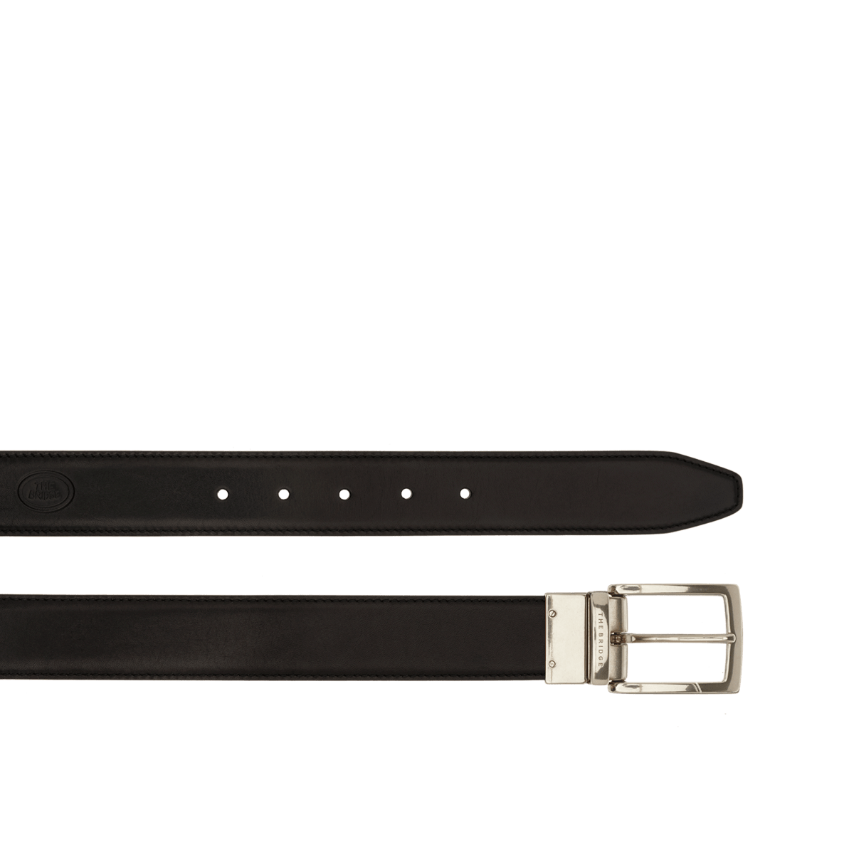 the-bridge-cintura-uomo-in-pelle-reversibile-nero-marrone image 1