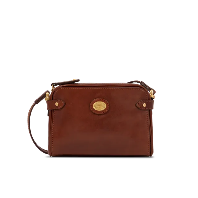 the-bridge-mini-bags-borsa-tracolla-pelle-marrone-oro image 1