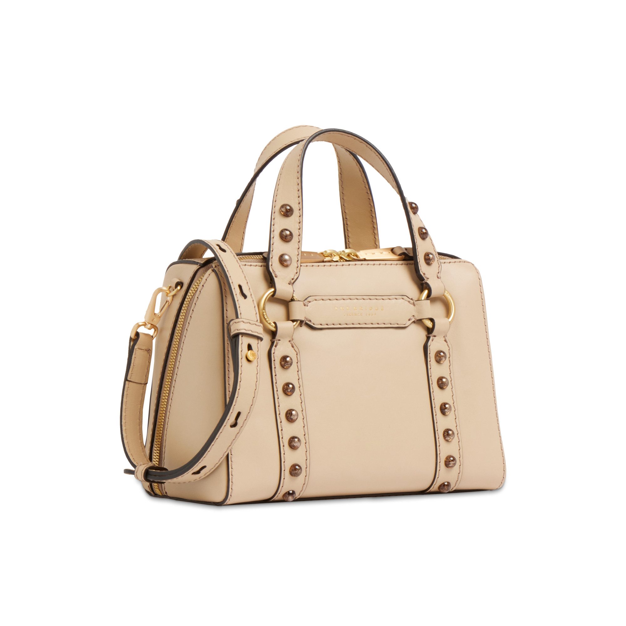the-bridge-laura-wow-borsa-a-mano-in-pelle-donna-butter-con-tracolla image 2