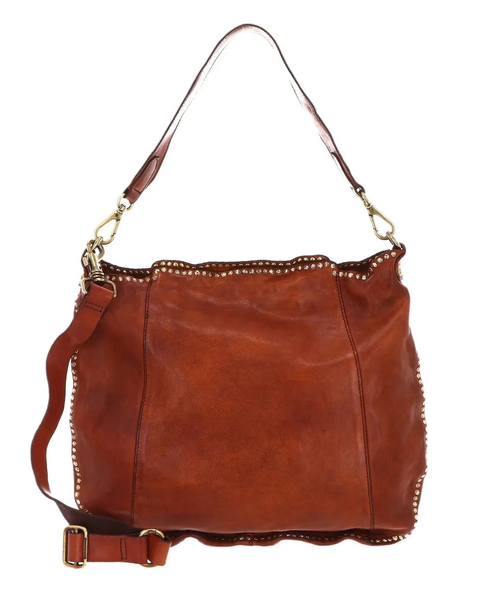 campomaggi-agnese-borsa-a-tracolla-in-pelle-di-vitello-cognac-40-x-33-cm image 1