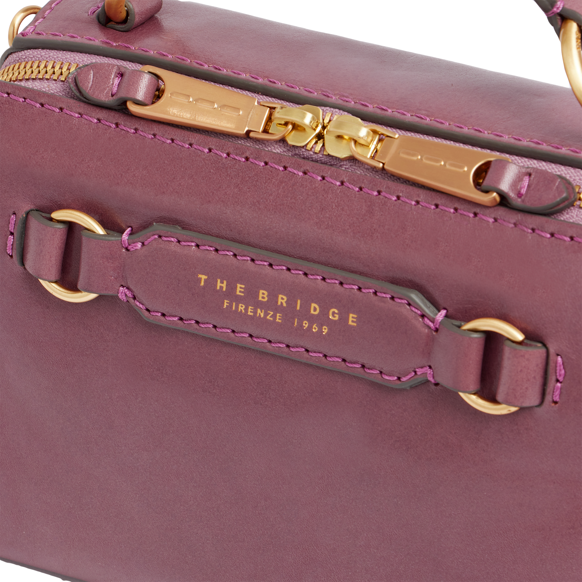 the-bridge-laura-borsa-a-mano-in-pelle-orchidea-con-tracolla-removibile image 5