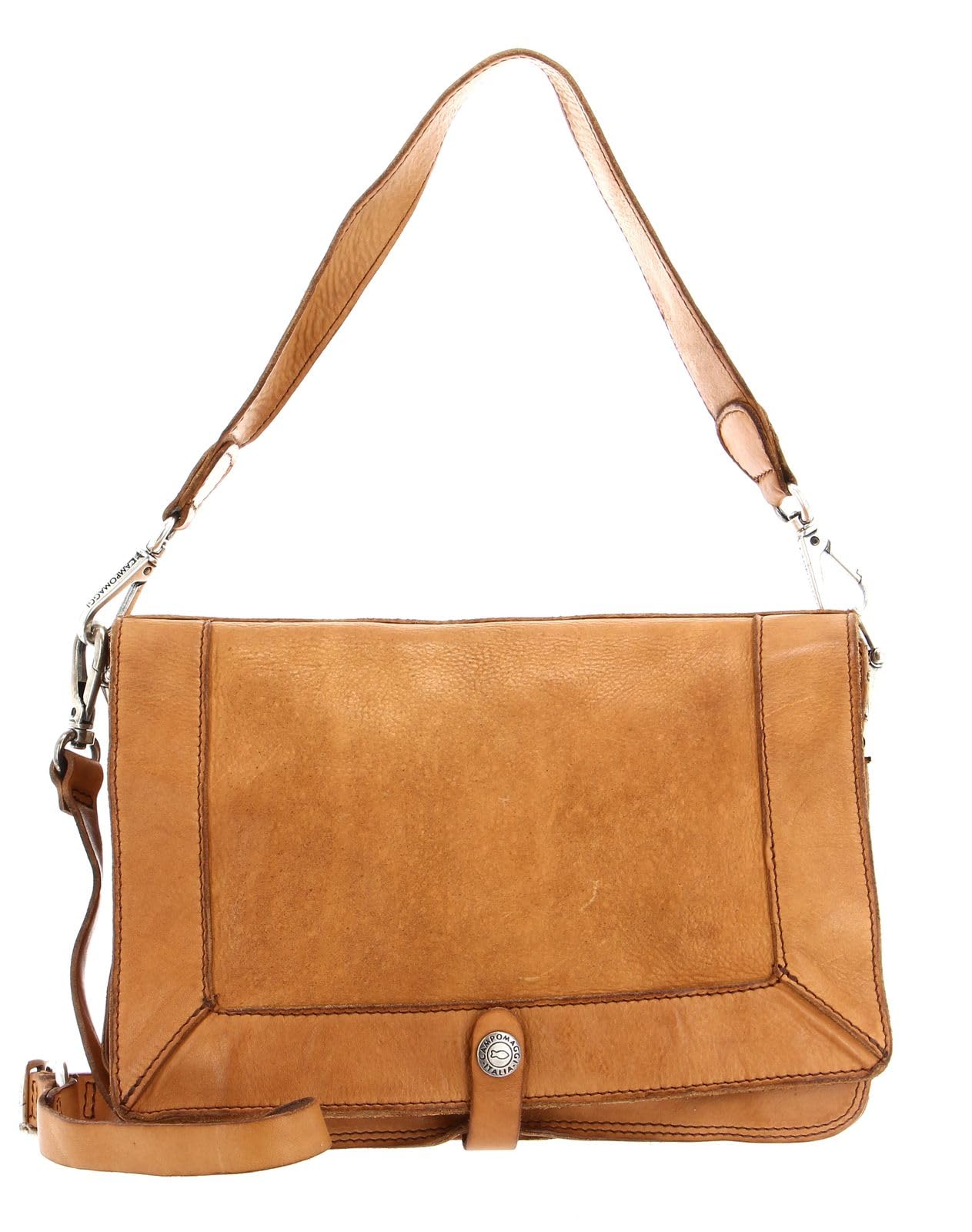 campomaggi-agnese-borsa-a-tracolla-crossbody-medium-cammello-marrone-chiaro image 1