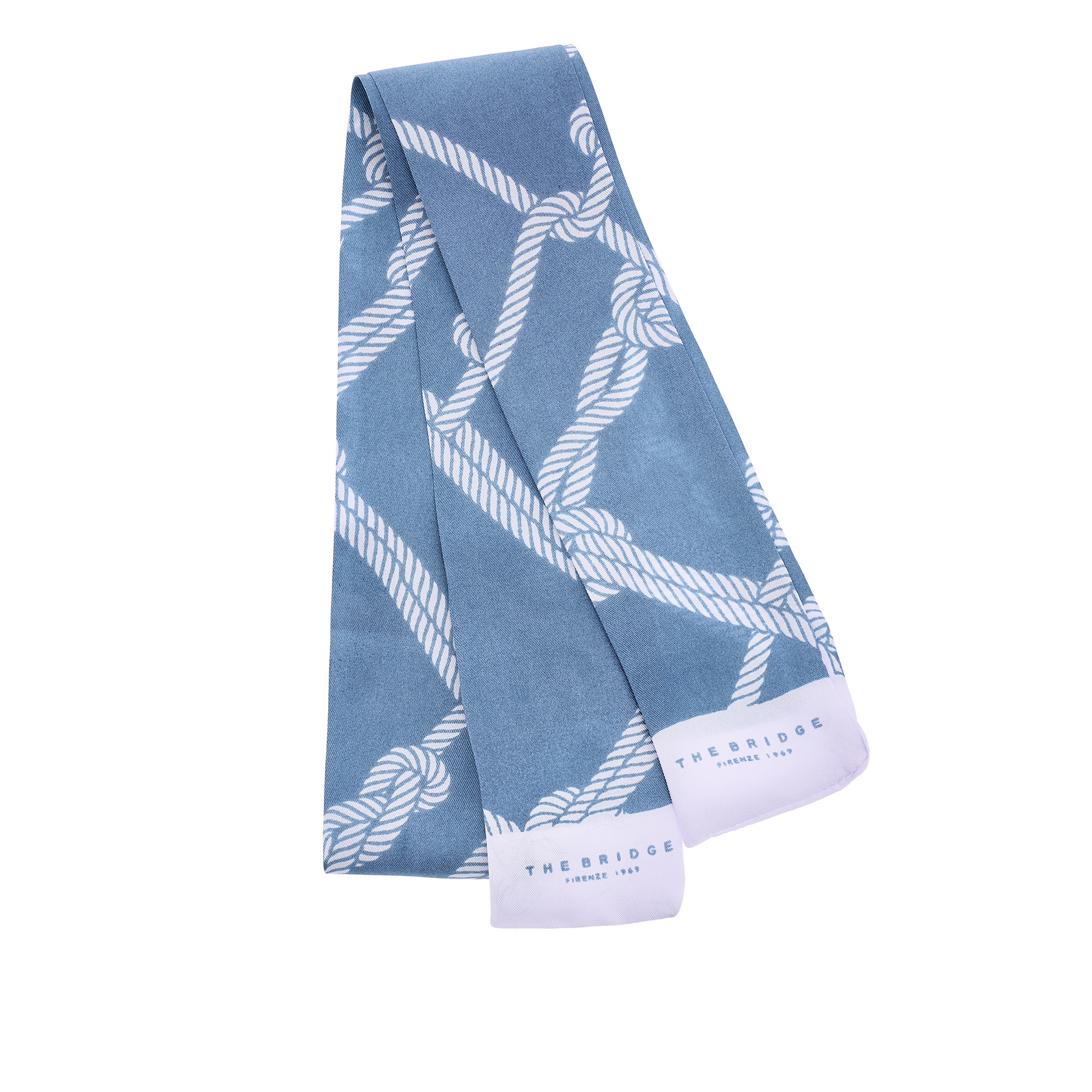 the-bridge-foulard-donna-in-seta-silk-twilly-fantasia-burro-orchidea image 1