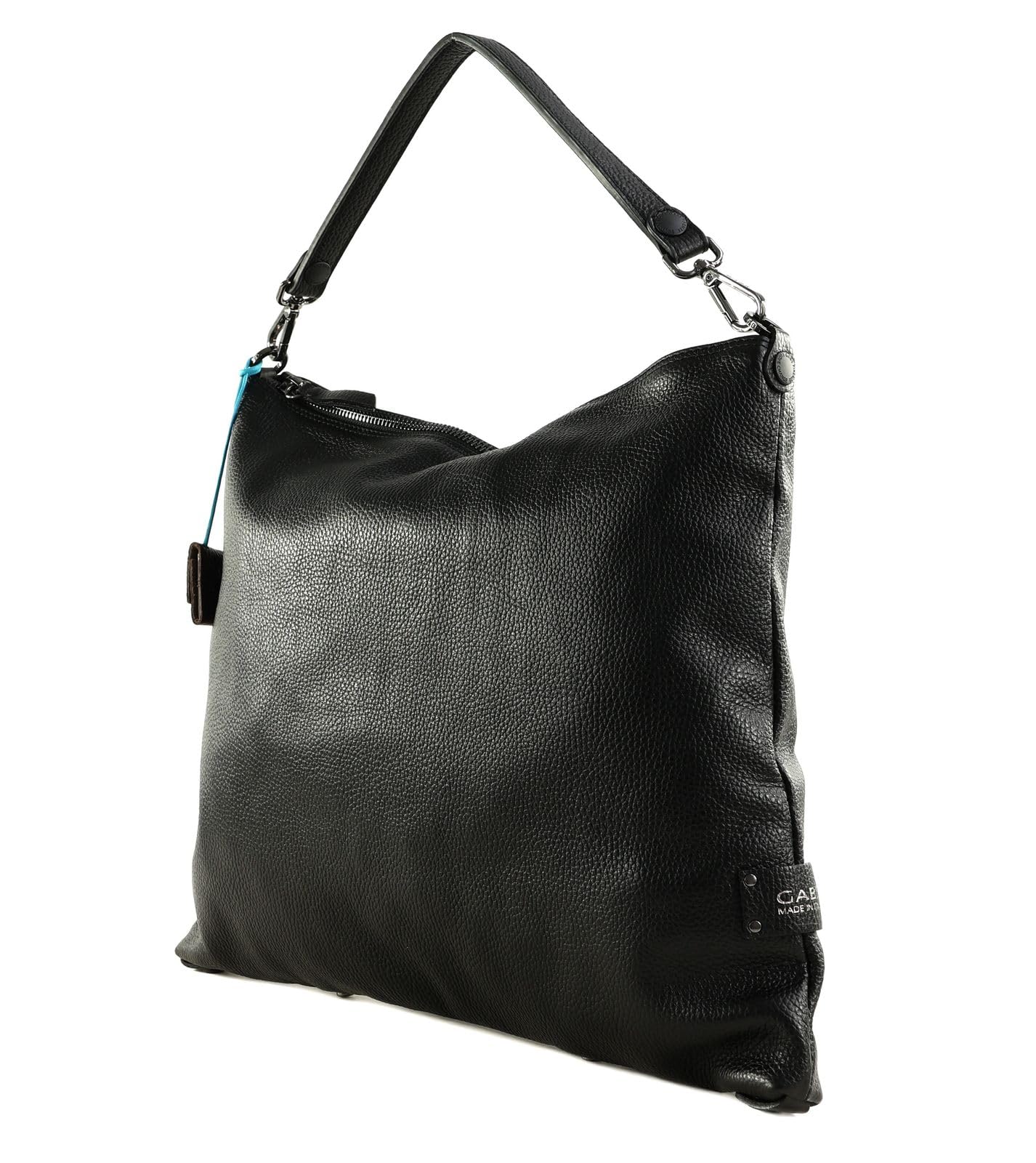 gabs-filippa-borsa-in-pelle-nero-39-x-30-x-12-cm-tracolla-regolabile-made-in-ita image 3