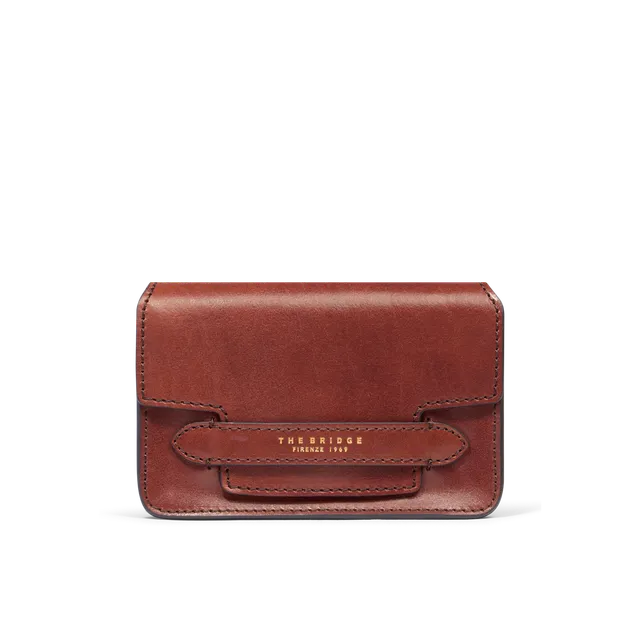 the-bridge-lucrezia-borsa-tracolla-in-pelle-con-catena-marrone image 1