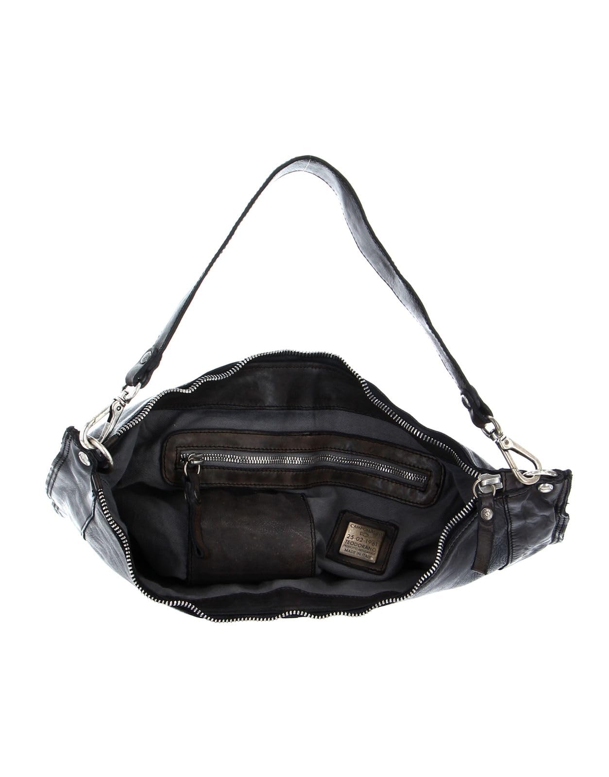 campomaggi-agnese-borsa-a-tracolla-in-pelle-grigio-antracite-2 image 6