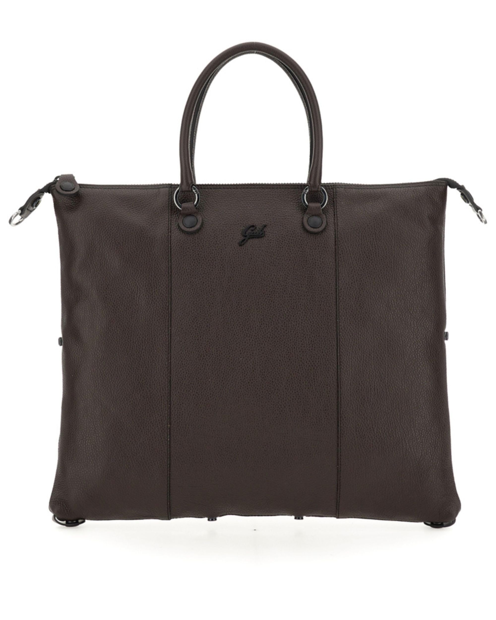 gabs-g3-plus-m-soft-ebano-borsa-pelle-trasformabile image 1