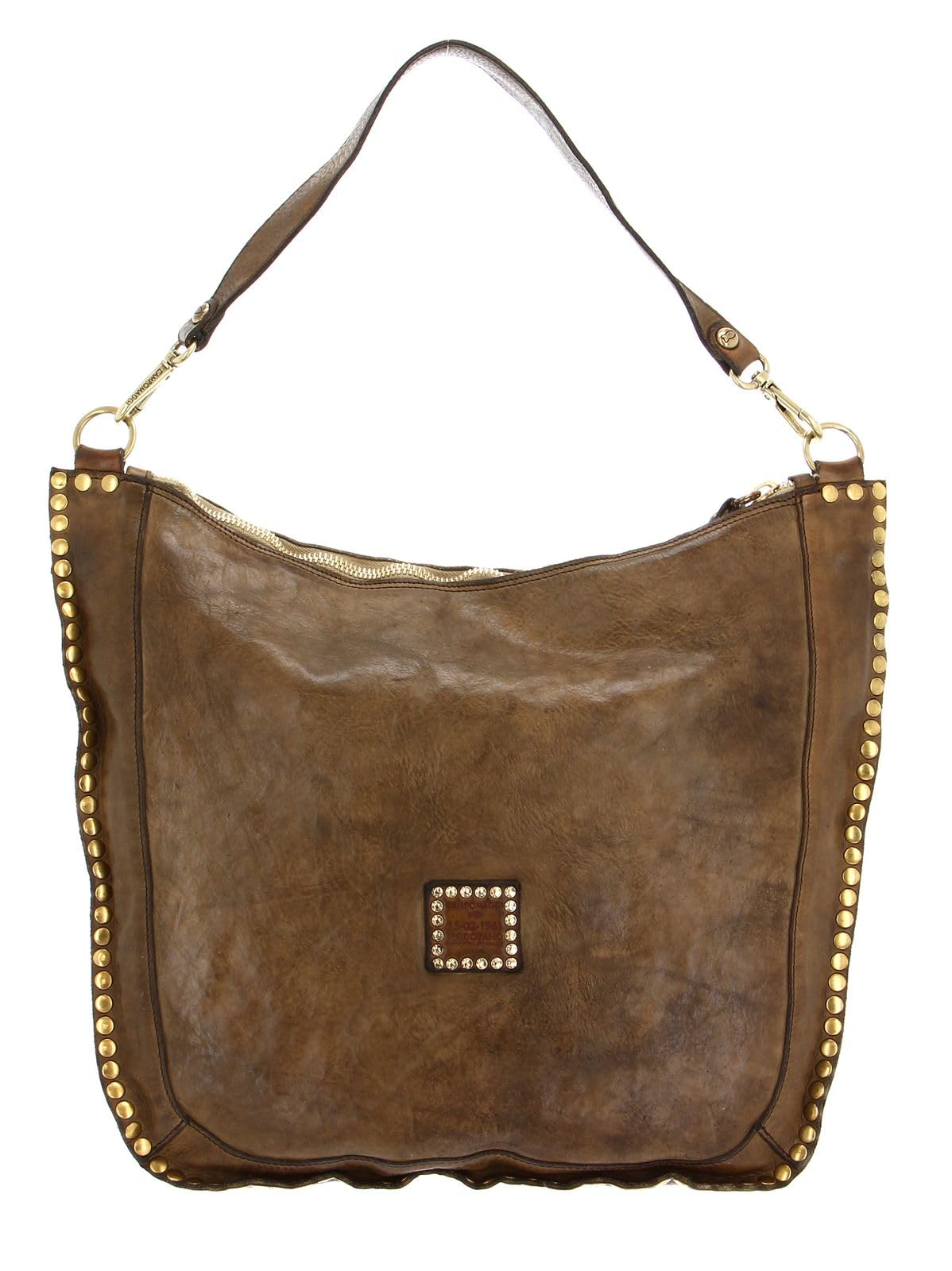 campomaggi-agnese-borsa-a-tracolla-in-pelle-verde-militare image 4