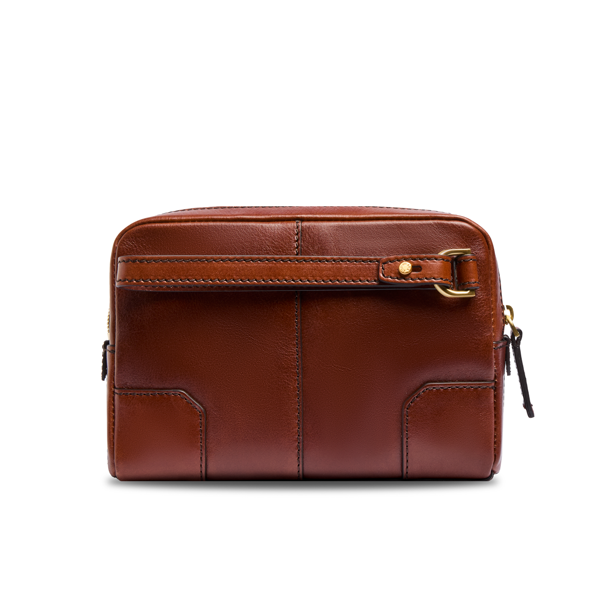 the-bridge-vespucci-pochette-uomo-in-pelle-con-zip-marrone-oro image 3