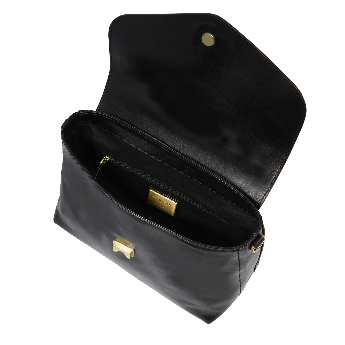 the-bridge-story-donna-borsa-a-mano-in-pelle-nera-con-tracolla image 4
