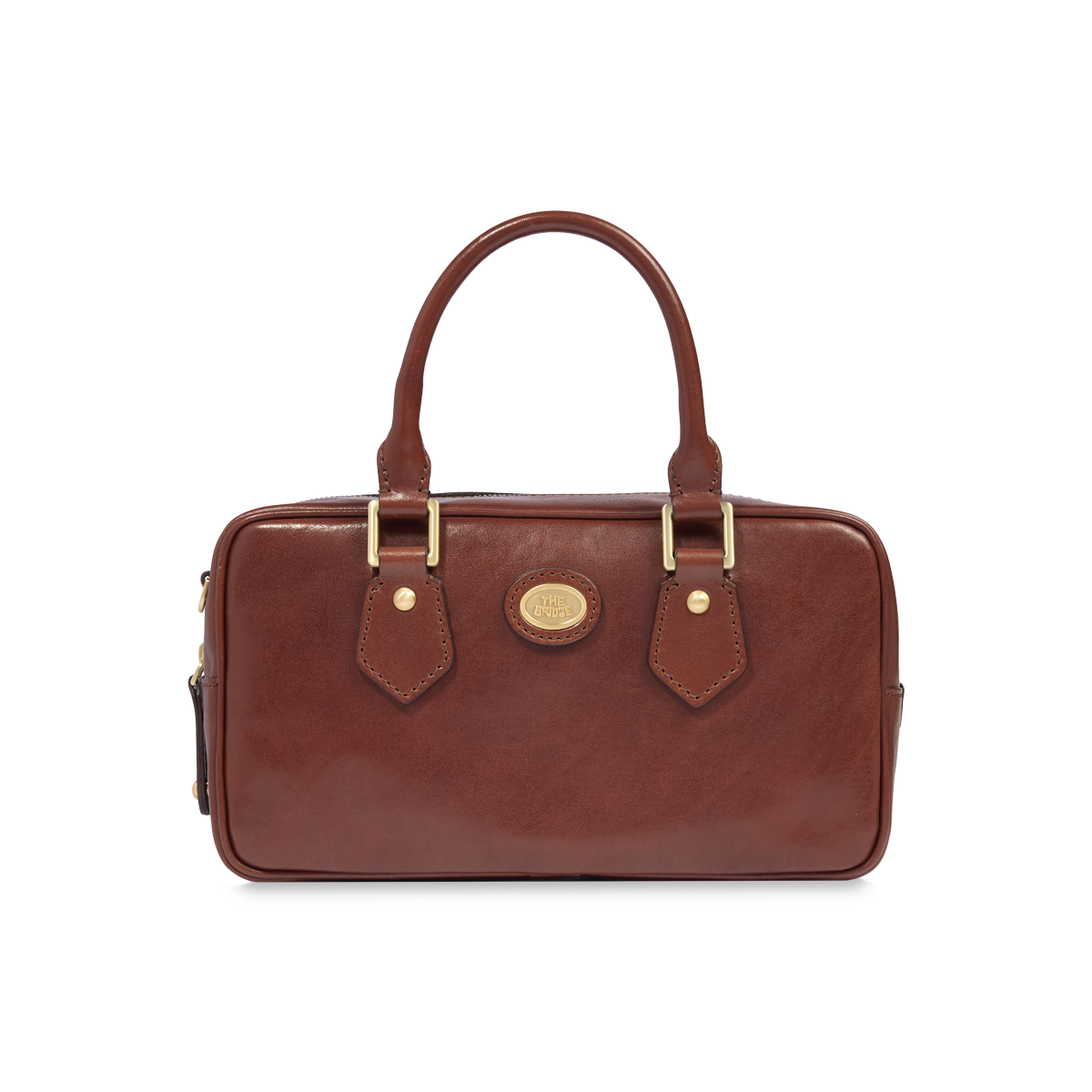 the-bridge-bauletto-in-pelle-story-donna-con-tracolla-removibile-marrone-oro image 1