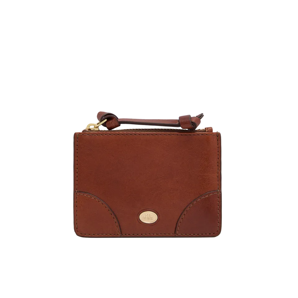the-bridge-story-donna-portacarte-in-pelle-marrone-oro image 1