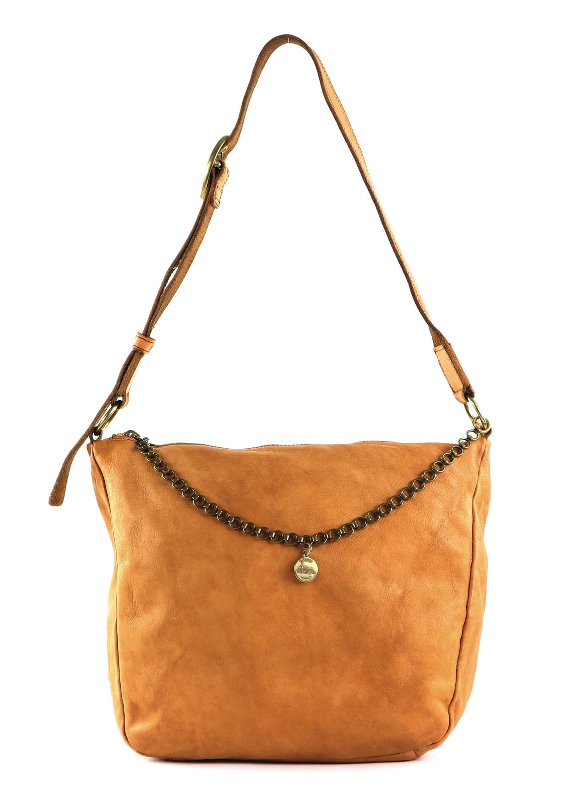 campomaggi-agnese-borsa-a-tracolla-in-pelle-cammello-marrone-chiaro image 1