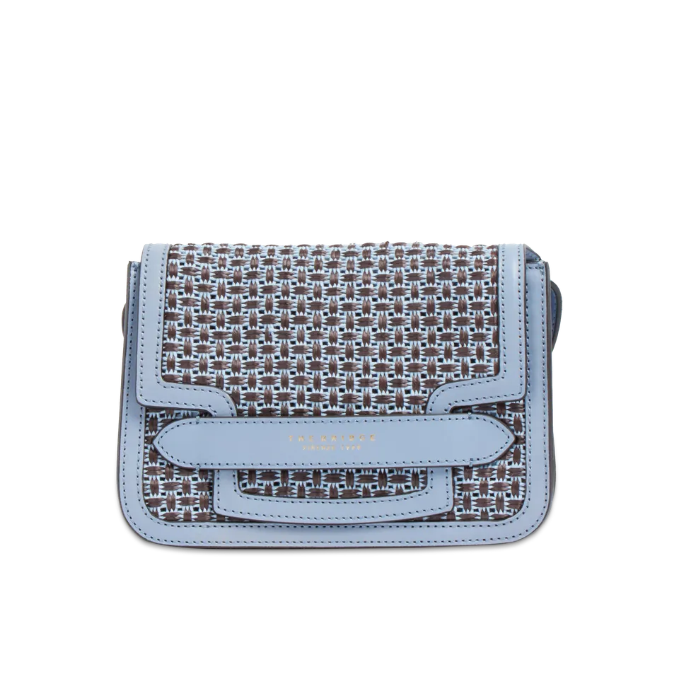 the-bridge-lucrezia-wow-borsa-tracolla-in-rafia-e-cotone-con-finiture-in-pelle image 1