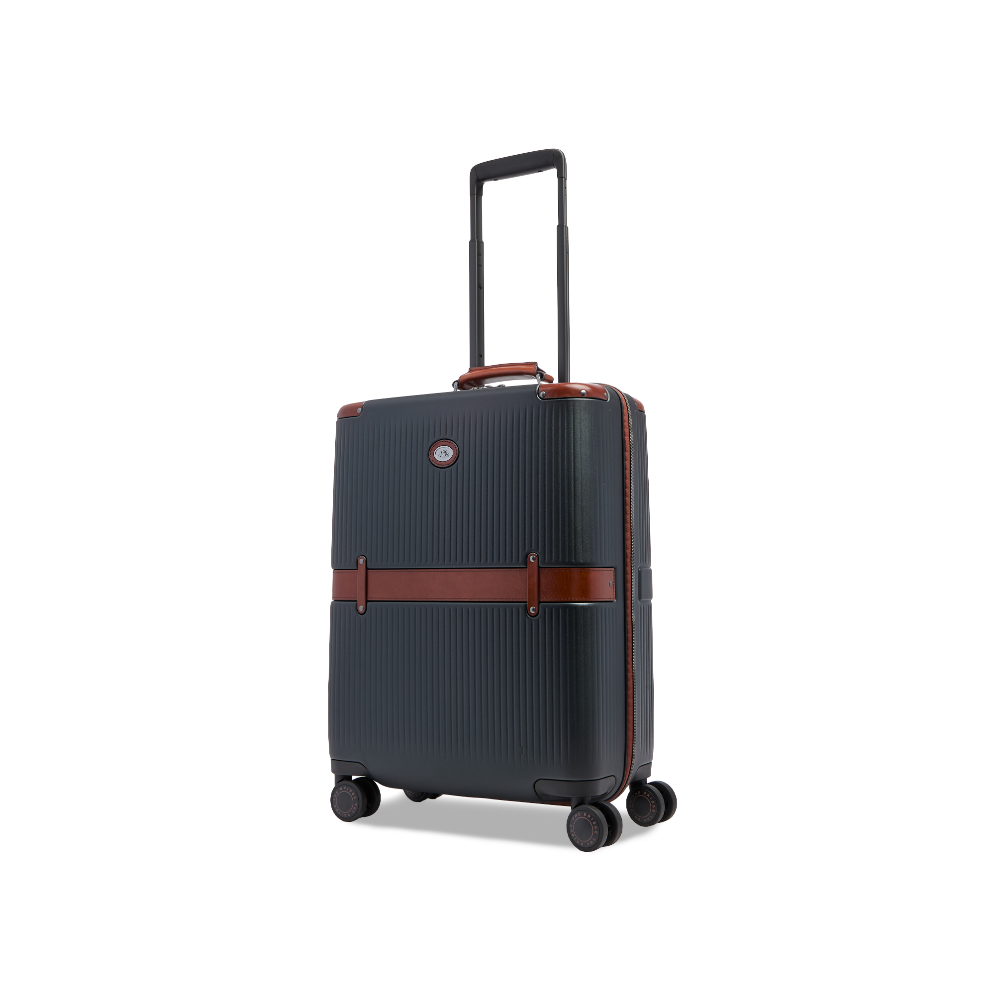 the-bridge-story-viaggio-trunks-trolley-cabin-in-pelle-e-policarbonato-nero image 2