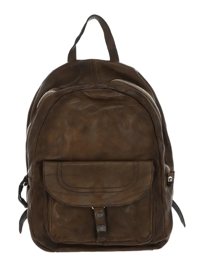 campomaggi-kura-zaino-in-pelle-verde-militare-oliva-24x32x13-cm image 1