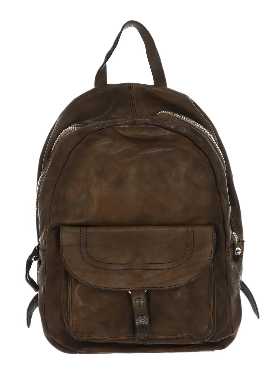 campomaggi-kura-zaino-in-pelle-verde-militare-oliva-24x32x13-cm image 1