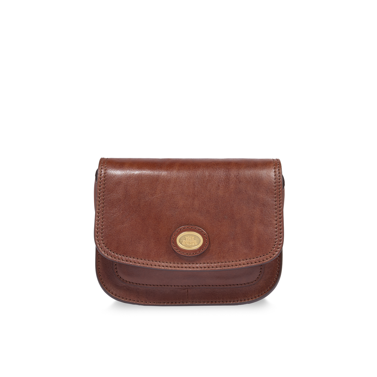 the-bridge-story-borsa-tracolla-pelle-a-scomparti-small-marrone-oro image 1