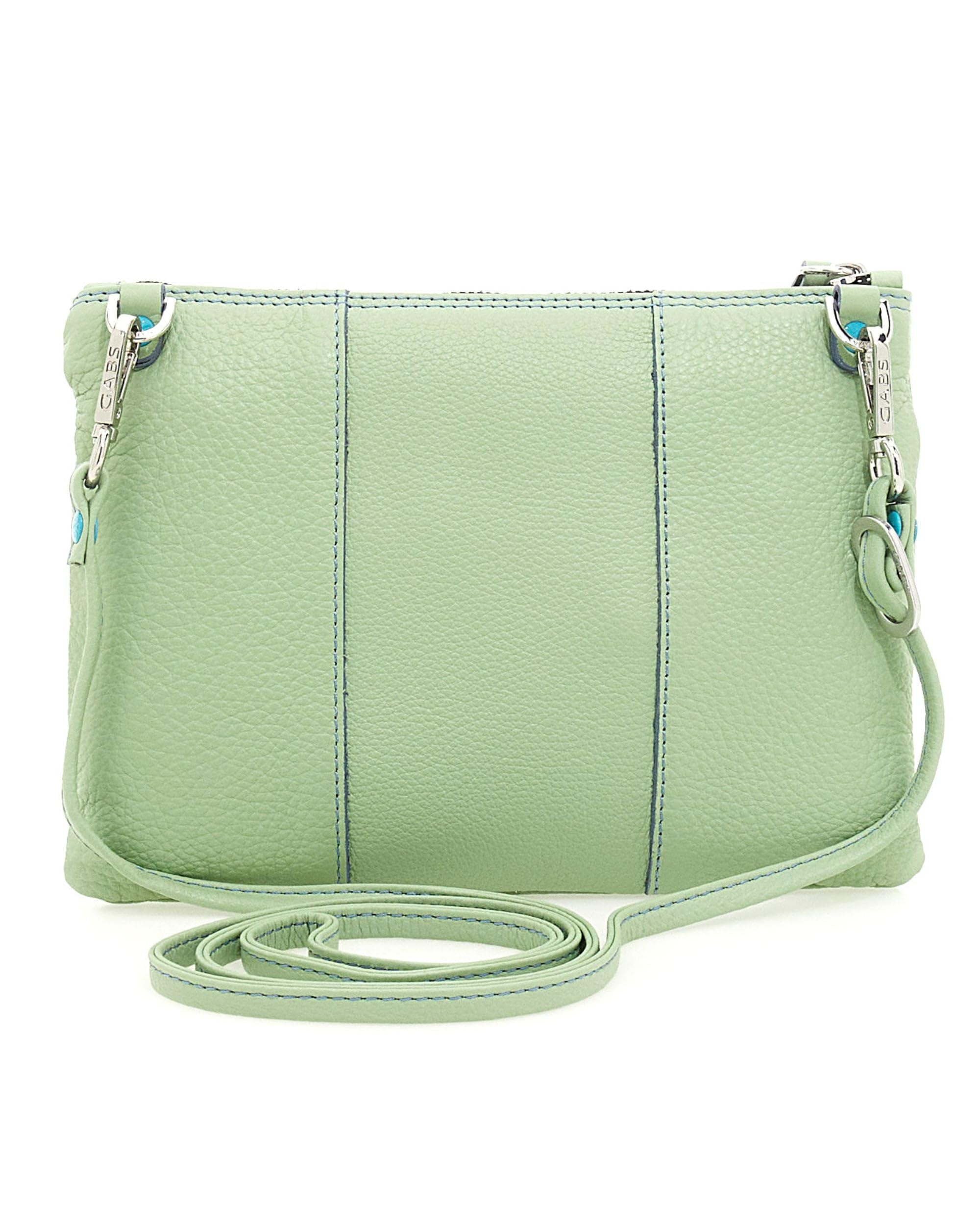 gabs-borsa-shopping-in-pelle-con-tracolla-verde-menta image 6