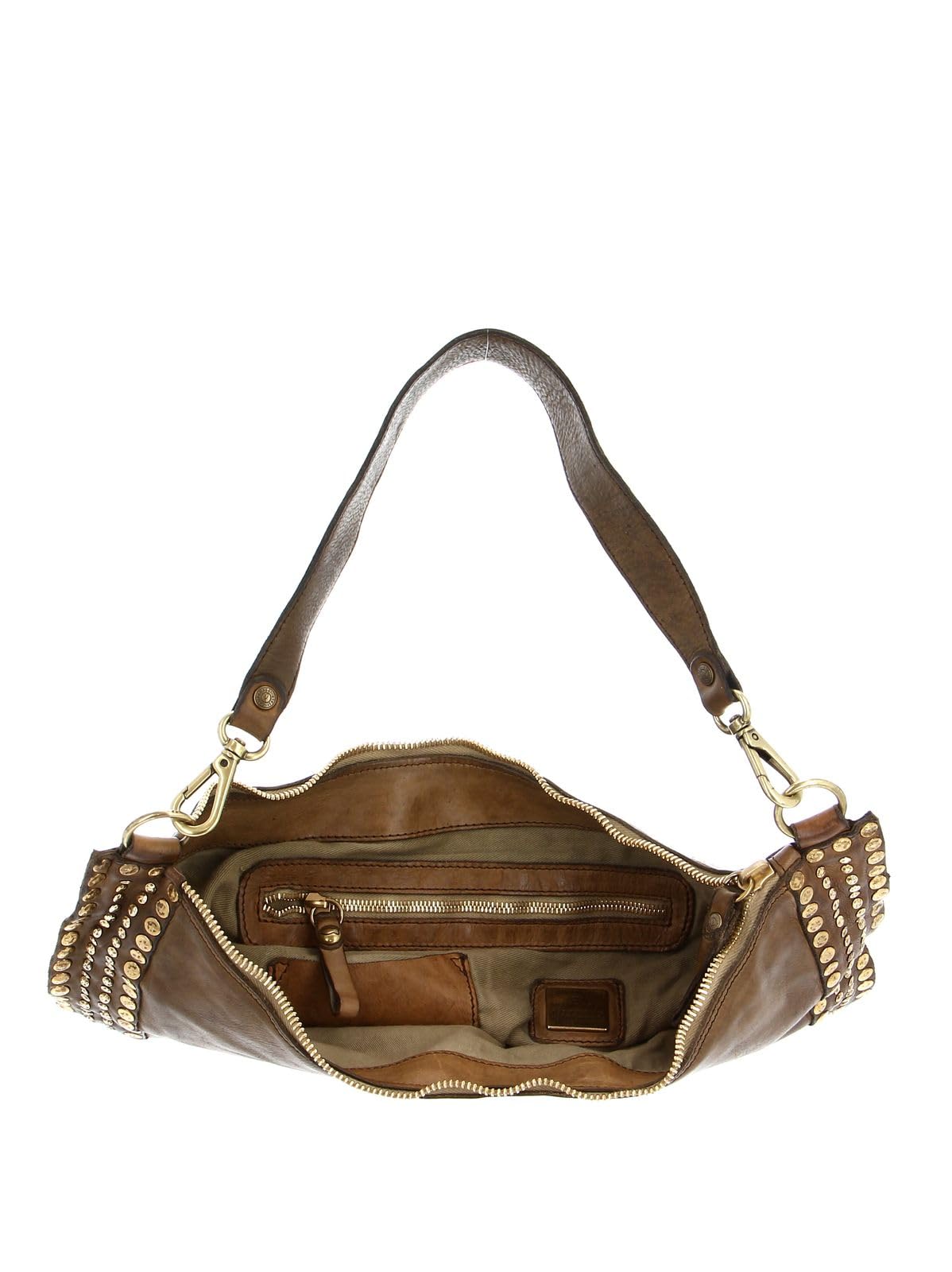 campomaggi-agnese-borsa-a-tracolla-in-pelle-verde-militare image 6
