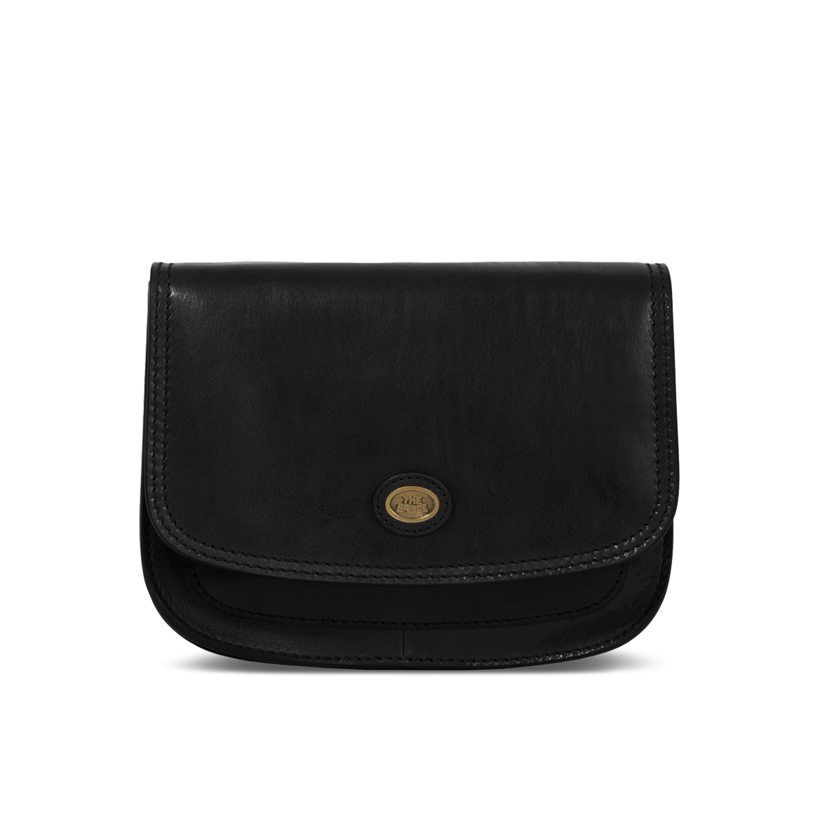 the-bridge-story-borsa-in-pelle-a-tracolla-a-scomparti-nero-oro image 1