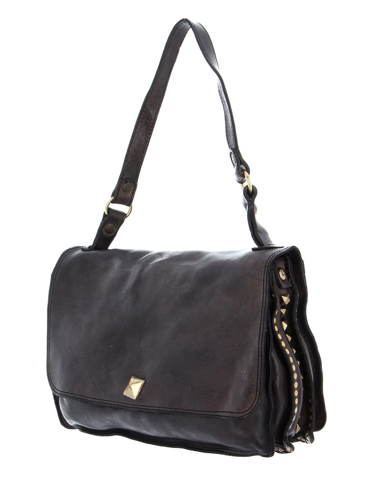 campomaggi-agnese-borsa-a-tracolla-in-pelle-grigio-antracite-premium image 3