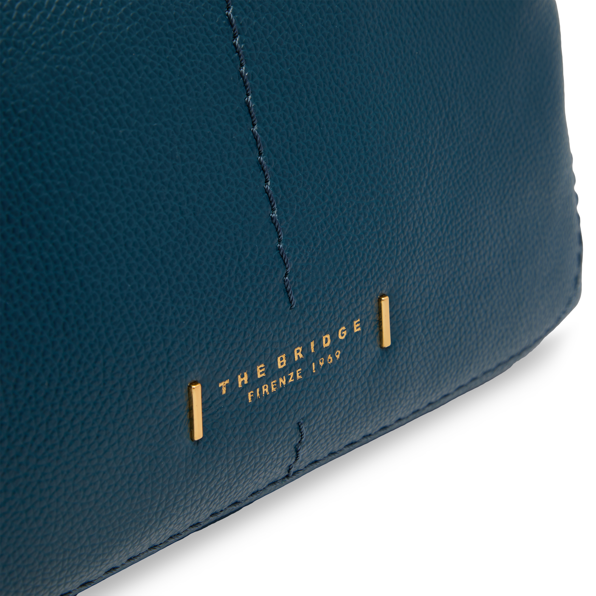 the-bridge-letizia-ss26-borsa-tracolla-pelle-stampata-pavone-oro image 5