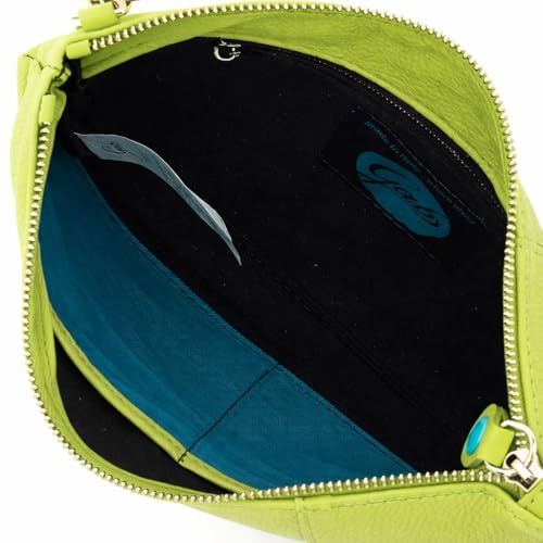 gabs-beyonce-s-pochette-tracolla-donna-in-pelle-bull-basic-citron image 5