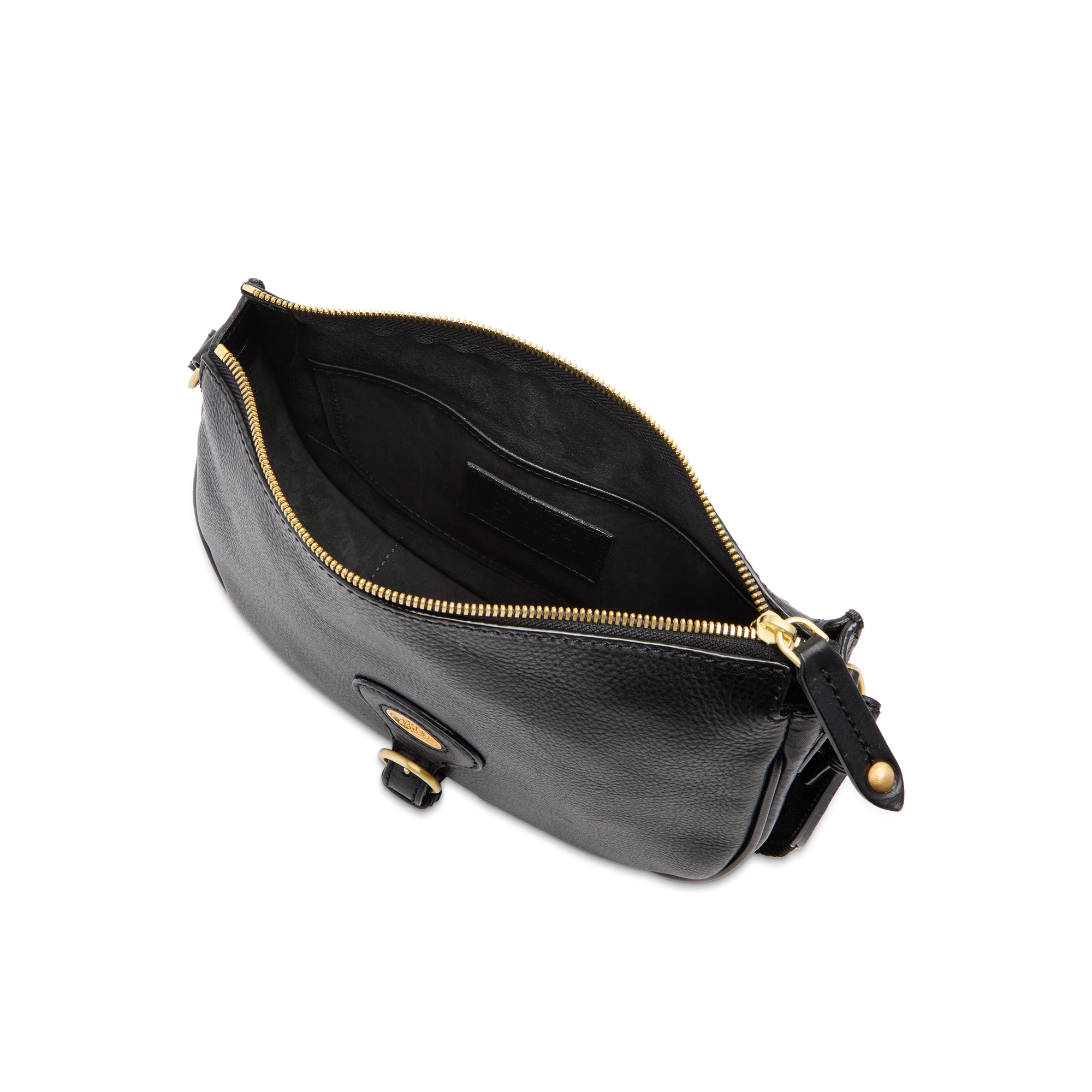 the-bridge-isadora-borsa-tracolla-donna-in-pelle-nera-con-zip image 4
