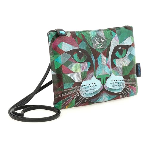 gabs-beyonce-m-pochette-tracolla-in-pelle-gatto-verde image 8
