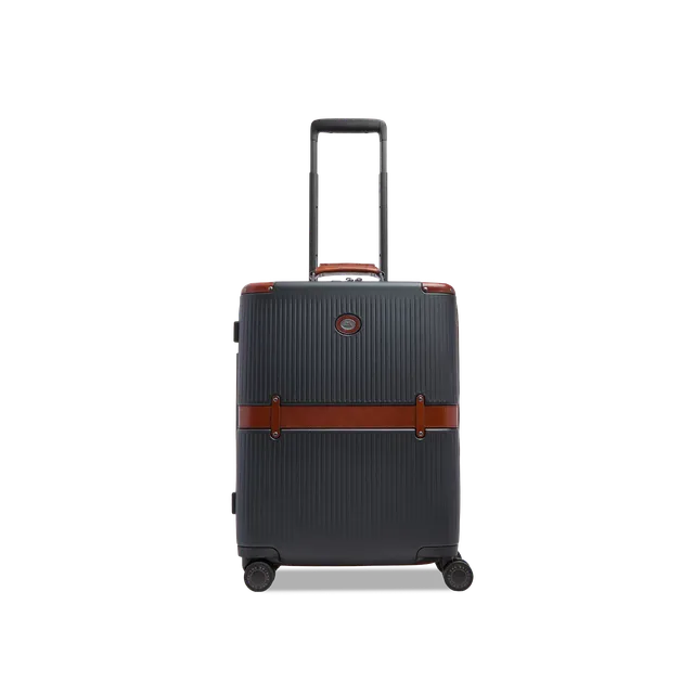 the-bridge-story-viaggio-trunks-trolley-cabin-in-pelle-e-policarbonato-nero image 1