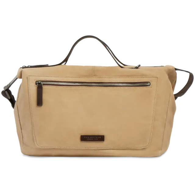 the-bridge-igor-duffle-borsone-viaggio-uomo-in-pelle-e-tessuto-naturale-testa-di image 1