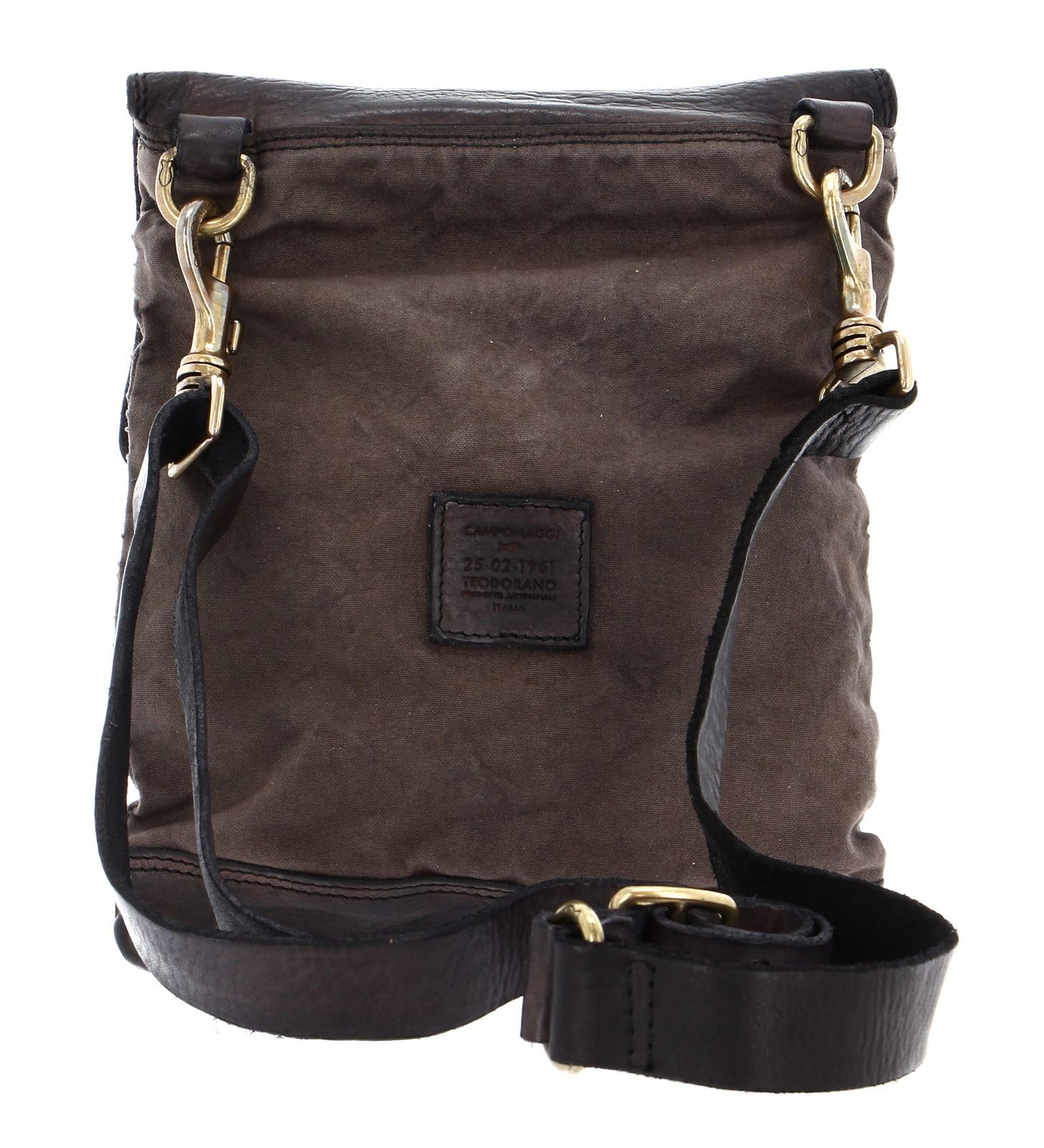 campomaggi-agnese-borsa-a-tracolla-crossbody-verde-militare-grigio-marrone-scuro image 4
