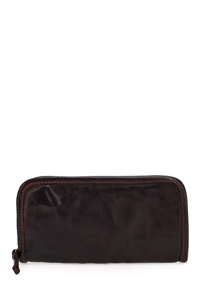 campomaggi-classic-portafoglio-in-pelle-moro-21x11-cm image 1