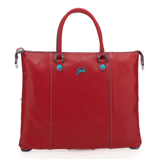 gabs-g3-plus-m-ruga-basic-borsa-a-mano-pelle-rosso-intenso image 1