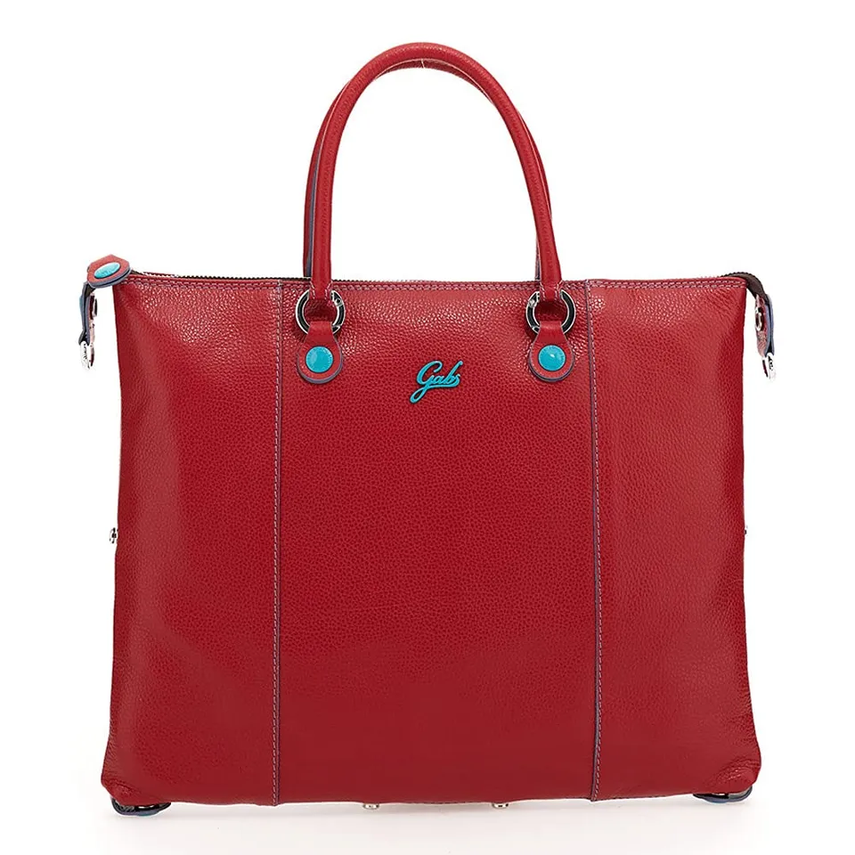 gabs-g3-plus-m-ruga-basic-borsa-a-mano-pelle-rosso-intenso image 1