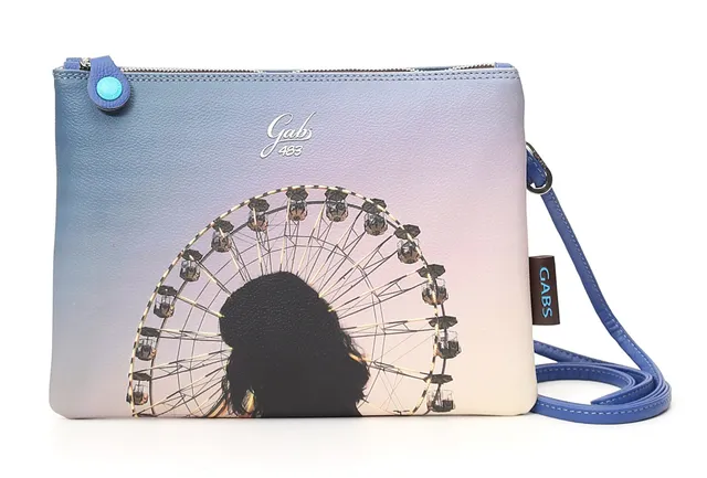 gabs-beyonce-medium-ruga-fiat-pochette-g000040t2-borsa-tracolla-donna-azzurro image 1