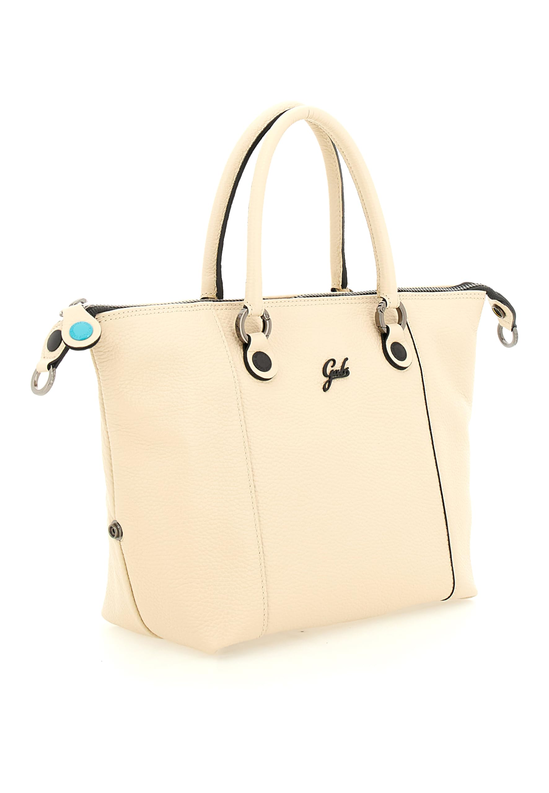 gabs-g3-plus-m-borsa-a-mano-trasformabile-black-in-pelle-ecru image 4