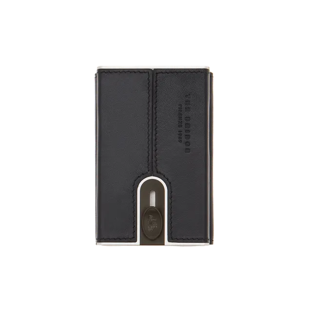 the-bridge-portacarte-in-pelle-a-scatto-con-protezione-rfid-blu-navy-rutenio image 1