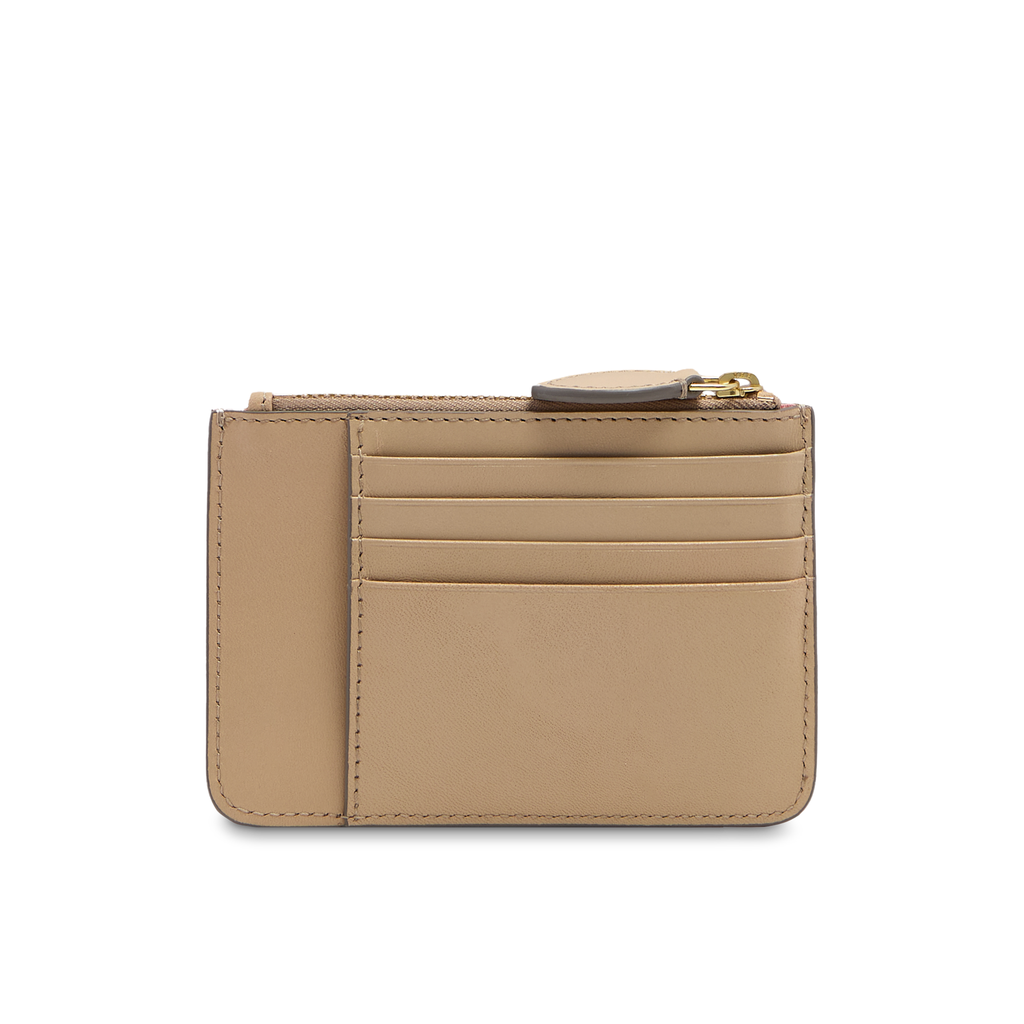 the-bridge-frida-portacarte-in-pelle-compatto-con-zip-butter-oro image 2