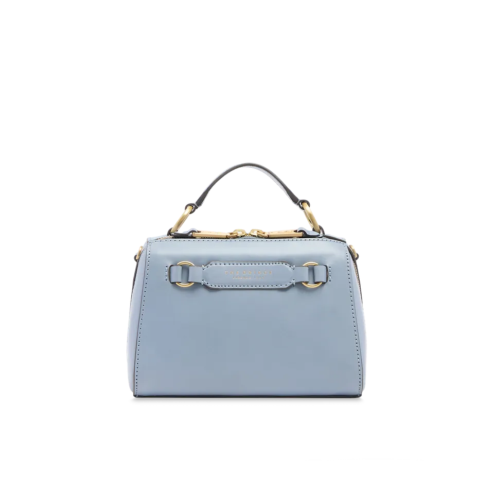 the-bridge-laura-borsa-a-mano-in-pelle-con-tracolla-removibile-azzurro image 1
