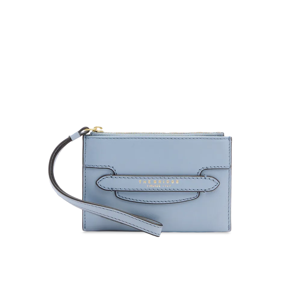 the-bridge-pochette-pelle-donna-lucrezia-acqua-con-oro image 1