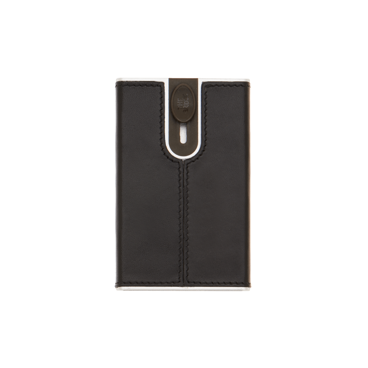 the-bridge-portacarte-a-scatto-in-pelle-nero-rutenio-con-protezione-rfid image 1