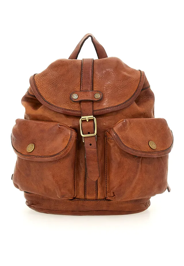 campomaggi-zaino-opale-cognac-in-pelle-made-in-italy image 1