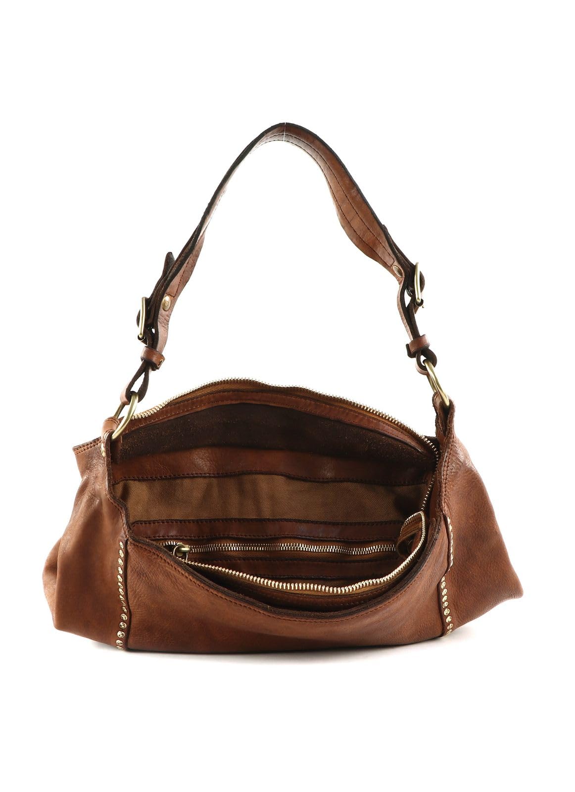 campomaggi-borsa-a-tracolla-pelle-cognac-con-rivetti-34-cm image 6