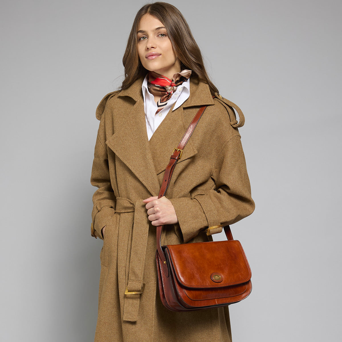 the-bridge-story-borsa-tracolla-donna-in-pelle-marrone-a-scomparti image 6